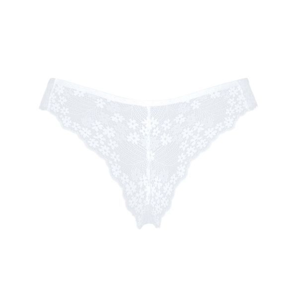 Напівпрозорі трусики Obsessive Heavenlly panties M/L, відкриті сідниці SO8170 фото