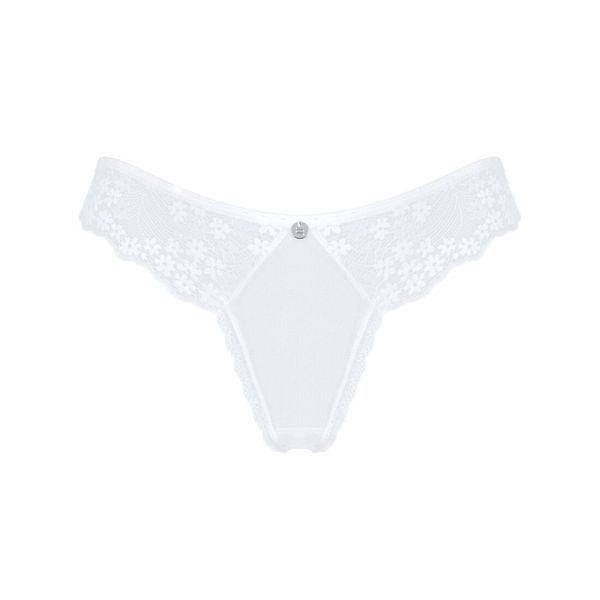 Напівпрозорі трусики Obsessive Heavenlly panties M/L, відкриті сідниці SO8170 фото