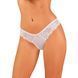 Напівпрозорі трусики Obsessive Heavenlly panties M/L, відкриті сідниці SO8170 фото 1