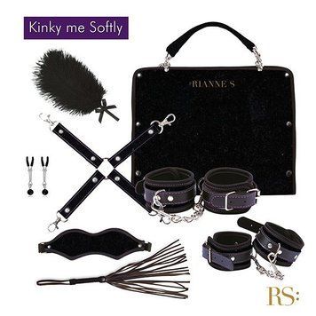 Подарунковий набір для BDSM RIANNE S &mdash; Kinky Me Softly Black: 8 предметів для задоволення SO3864 фото