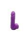 Мило у формі пеніса Чистий Кайф Violet size S, крафтове мило-член, натуральне SO4802 фото 1
