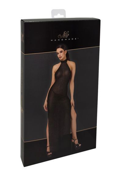 Сукня Noir Handmade F372 Onyx Twin-slit Long dress XL SX4112 фото