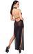 Сукня Noir Handmade F372 Onyx Twin-slit Long dress XL SX4112 фото 3