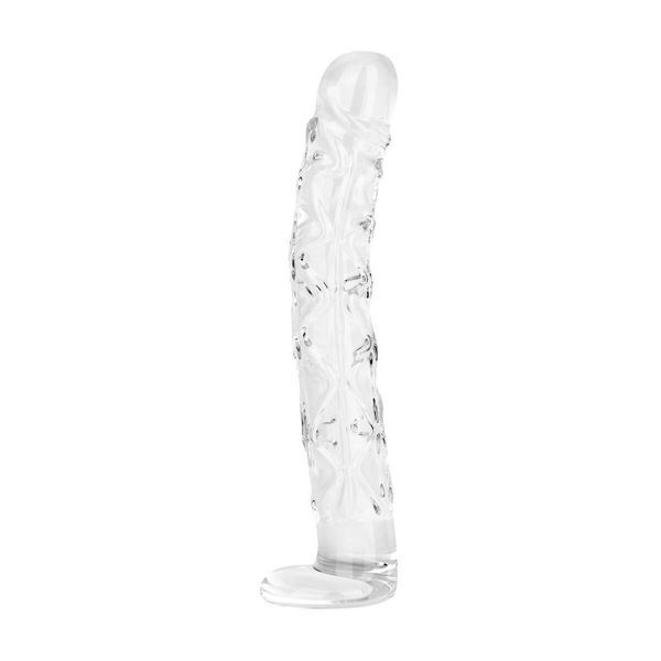 Скляний фалоімітатор Gildo Textured Glass Dildo No. 36 SX5026 фото