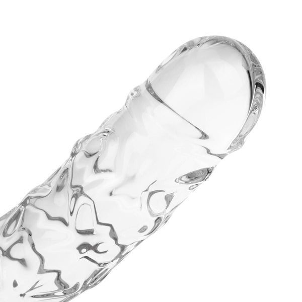 Скляний фалоімітатор Gildo Textured Glass Dildo No. 36 SX5026 фото