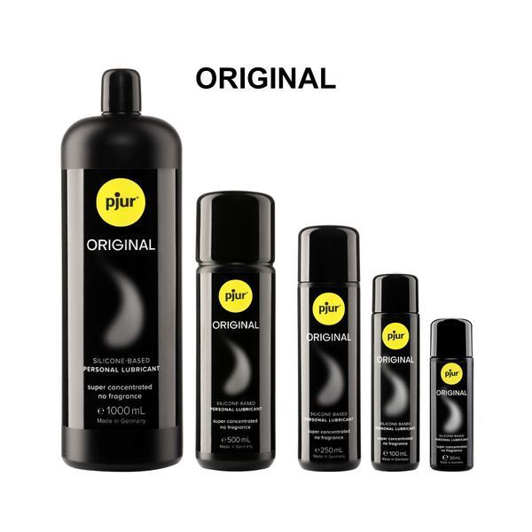 Універсальний лубрикант на силіконовій основі pjur Original 100 мл, 2 в 1, для сексу та масажу PJ10060 фото