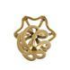 Металева анальна пробка LOCKINK SEVANDA Hollow Spiral Golden, M, золотиста, діаметр 3 см SX0883 фото 7