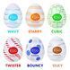 Набір мастурбаторів-яєць Tenga Egg Standard 3 Pack 1 (Wavy, Starry, Cubic) SX4023 фото 6