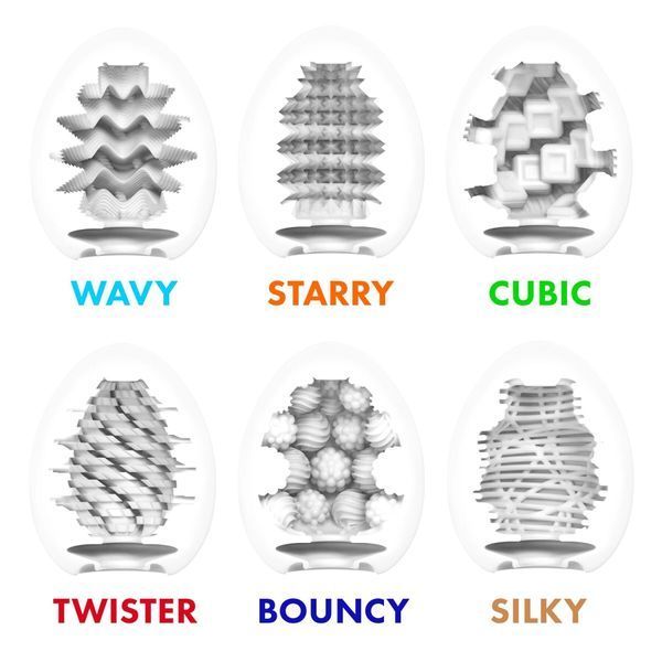 Набір мастурбаторів-яєць Tenga Egg Variety Pack - Standard (6 шт) SX4025 фото