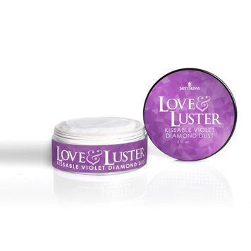 Мерехтлива пудра для тіла Sensuva - Love & Luster Kissable Violet Diamond Dust (18 г) їстівна SX5147 фото
