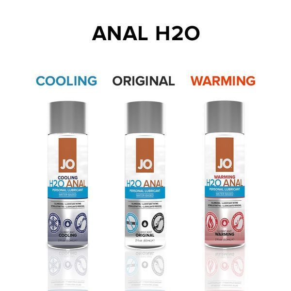 Анальна змазка JO ANAL H2O &mdash; WARMING (120 мл), розігрівальна, на водній основі SO1681 фото