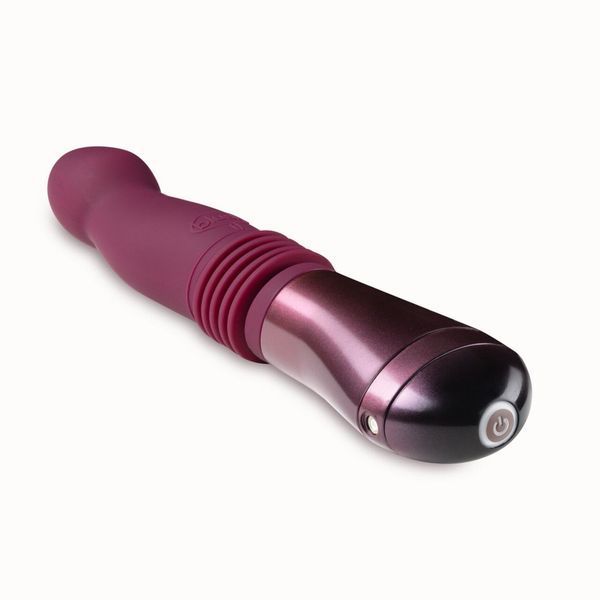 Пульсатор для точки G Blush Temptasia &ndash; Trixie Thrusting Dildo &ndash; Wine Red, 3 швидкості SO8835 фото