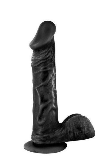 Фалоімітатор Real Body &mdash; Real Tony Black, TPE, діаметр 3,5 см SO3721 фото