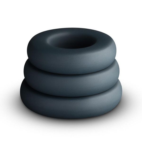 Набір ерекційних кілець Boners 3-Piece Hefty Cock Ring Set, діаметр 3,2 см, 3,8 см та 4,5 см SO8872 фото