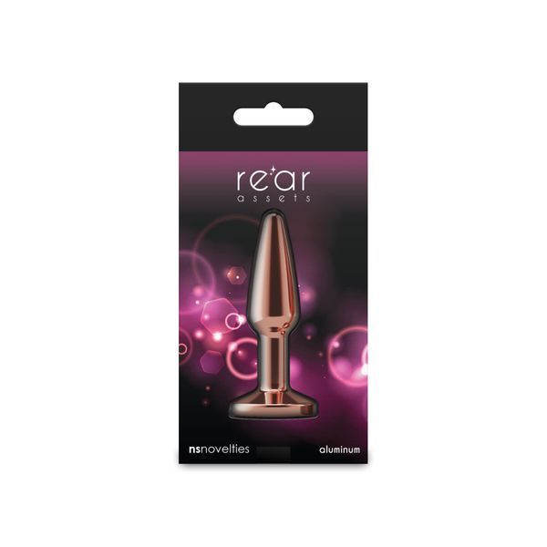 Анальна пробка NS Novelties Rear Assets - Tapered - Small - Rose Gold - Pink SX4387 фото