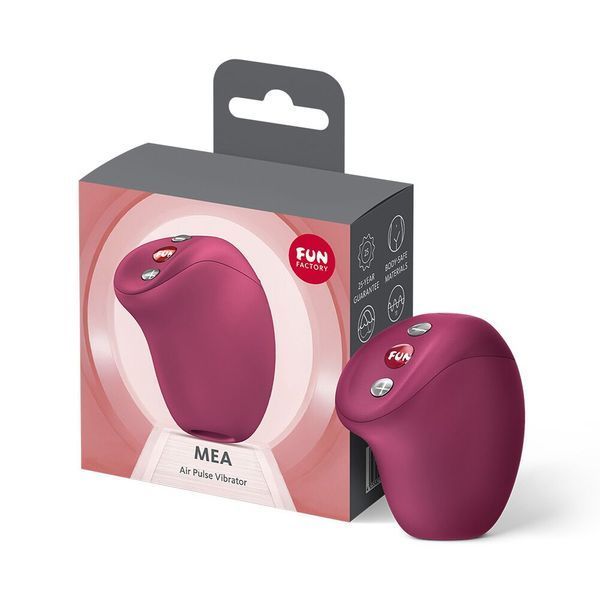 Вакуумний стимулятор Fun Factory MEA Wine Red, унікальні режими, функція посторгазм SX4236 фото