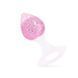 Анальна пробка Liebe Seele Heart-shaped Crystal Anal Plug - Pink Medium SX4865 фото 1