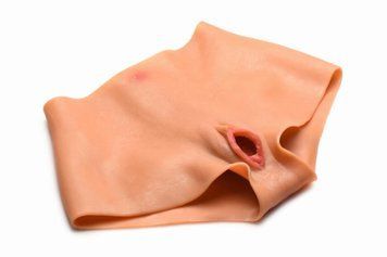 Накладна вагіна Master Series Silicone Vagina + Butt Panties - Medium SX1189 фото