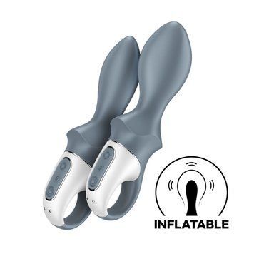 Анальний надувний вібратор Satisfyer Air Pump Booty 1, гнучкий стовбур SX2179 фото
