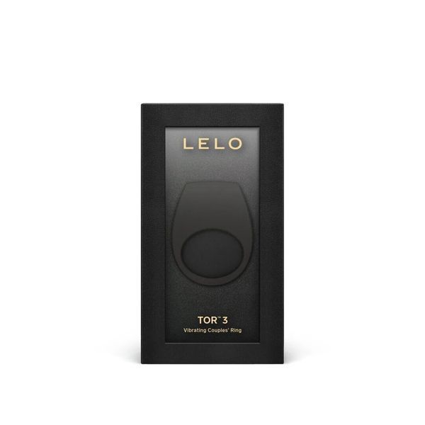 Ерекційне кільце з вібрацією LELO Tor 3 Black, керування зі смартфона SX0700 фото