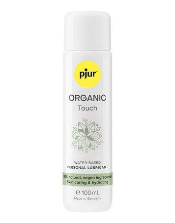 Органічний лубрикант pjur ORGANIC Touch 100 мл, водна основа, без ароматизаторів і парабенів SX3123 фото